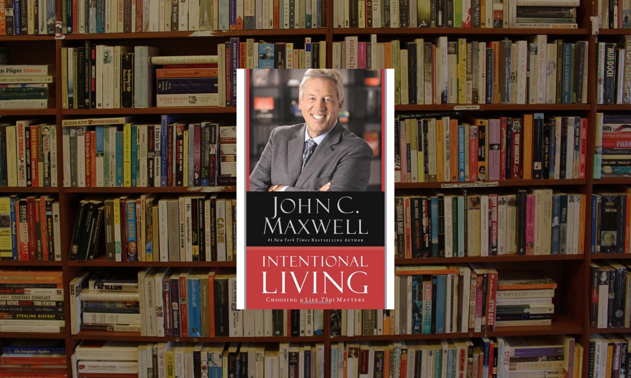 Intentional Living, by John C. Maxwell, is a book that focuses on living a purpose-driven life by making intentional choices that align with one's values and goals.
